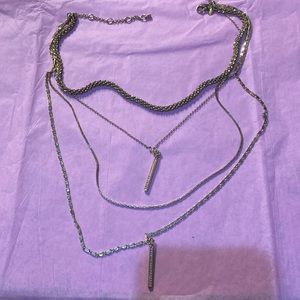 Express four tier necklace
